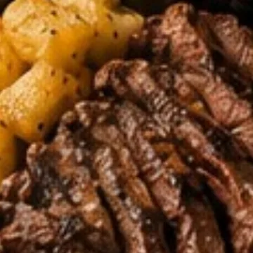 Fraldinha Grelhada com Mandioca · Grande, servido no Ponto Certo
